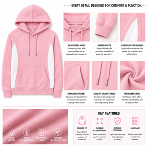 Survêtement unisexe de haute qualité avec logo personnalisé, 320 g/m², en molleton technique surdimensionné, ensemble jogging et sweat-shirt pour homme - Product Image 4