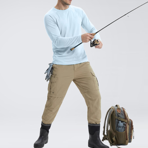 Camisa de Pesca Profesional con Protección Solar UPF, Manga Larga, Ropa Deportiva para Hombre, Pesca al Aire Libre, Deportes Acuáticos - Product Image 4
