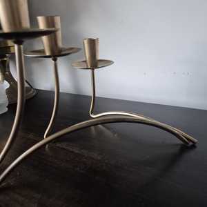 Candelabro de Hierro Forjado con Acabado Recubierto, Ideal para Fotografía, Decoración del Hogar, Iluminación de Dormitorios - Product Image 4