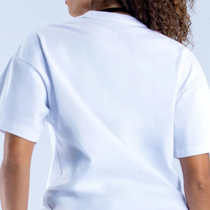 Camisetas de Punto Transpirables de Manga Corta con Cuello Redondo y Hombros Caídos para Mujer, de Alta Calidad, Precio Bajo al por Mayor, Nueva Llegada - Product Image 6