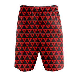 Shorts de sport 2-en-1 personnalisés pour la course à pied, avec fentes latérales, extensibles dans 4 directions, respirants, doublure en maille 100% polyester et cordon de serrage - Product Image 2