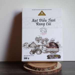 Offre Spéciale en Gros Noix de Cajou Grillées Biologiques du Vietnam 500g W240 Marque Dong Phu Emballage Premium en Boîte Cadeau en Papier Durée de Conservation 12 Mois - Product Image 4