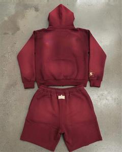 Conjunto Deportivo Crucial Dreams, Chaqueta con Capucha Negra, Pantalones Cortos, Cierre de Cremallera, Ropa Urbana, Unisex para Adultos, Ligero, de Poliéster, para Primavera - Product Image 6