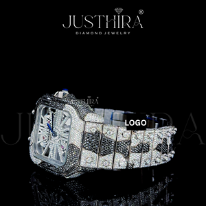 Reloj Clásico con Esfera de Diamantes de Alta Demanda para Unisex, con Correa Delgada, Ligero y Moderno para Uso Diario, Disponible - Product Image 3