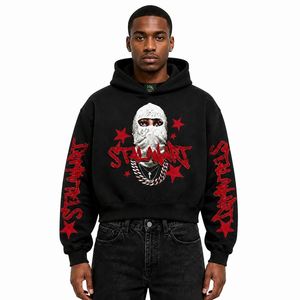 Sudadera con Capucha Personalizada de Invierno con Diseño Gráfico, Estilo Hip Hop Urbano para Hombre, Corte Regular, Forro Polar, Manga Bordada, Venta al Por Mayor OEM - Product Image 1