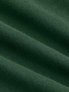 เสื้อถักคอวี แขนสั้น สีเขียวล้วน ผ้าฝ้าย ระบายอากาศได้ดี สไตล์ลำลอง สำหรับผู้หญิง ดีไซน์ใหม่จาก Primefield - Product Image 5