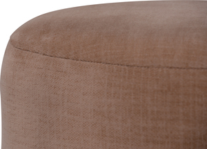 Pouf minimaliste durable et portable en tissu amande pour salon et chambre à coucher - Product Image 3