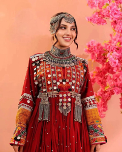 Vestidos Tradicionales Afganos con Bordado de Encaje para Mujer, Transpirables, de Buena Calidad, con el Mejor Diseño, Ropa Étnica, Vestido Afgano Kuchi - Product Image 6