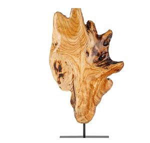 Sculpture contemporaine en bois, pièce d'art organique, décoration artisanale, accent de table pour les espaces de maison et de bureau modernes et élégants. - Product Image 1