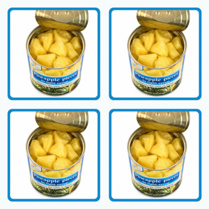 Best Selling Best Rate Factory In Vietnam Top Notch Quality <b>Pineapple</b> Pieces in <b>Light</b> Syrup Bulk Supply - Product Image 2