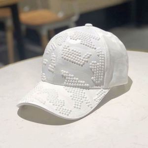 Gorra de Béisbol de Lona de 6 Paneles, Moderna, Informal, Deportiva, con Bordado 3D y Decoración de Diamantes de Imitación, para Adultos Unisex - Product Image 4