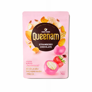 Dragées au chocolat les plus vendues en gros, service OEM/ODM, snacks HALAL, bonbons 75G, fraises enrobées de chocolat, amandes et noix de macadamia - Product Image 1