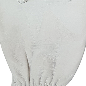 Guantes de Seguridad Blancos de Cuero de Alta Calidad, Guantes de Trabajo para Protección Industrial, Logotipo Personalizado, Venta al Por Mayor - Product Image 2
