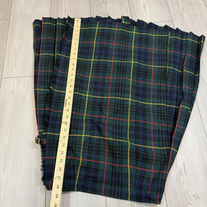 Falda Kilt Escocesa Verde de Lana para Mujer, Talla 30, Diseño Moderno Tartan con Hebillas de Cuero 2026 - Product Image 6
