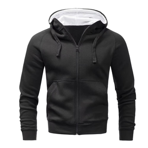 Sudadera con capucha para hombre, forro polar grueso, térmica, deportiva, para invierno, con forro polar Sherpa en el interior y bolsillo tipo canguro - Product Image 5