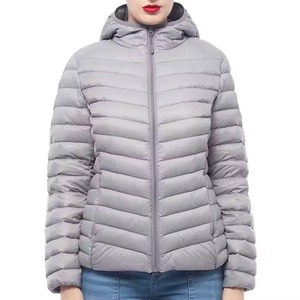 Chaqueta Corta Acolchada para Mujer, Personalizada de Fábrica, Abrigo de Invierno Cálido, Impermeable y Cortavientos, Chaqueta Acolchada con Burbujas, Ropa Exterior Aislante, Parka - Product Image 1