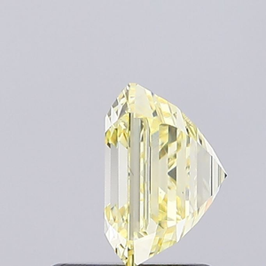 Émeraude jaune clair fantaisie, diamant synthétique cultivé en laboratoire, certifié IGI, taille excellente, 1,81 carat, clarté VVS2, pierre précieuse. - Product Image 5