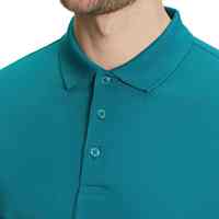 Polo en piqué peigné tricoté 220 g/m² pour homme |   Teinture réactive respirante pour chemise en coton vert |   Qualité d'exportation