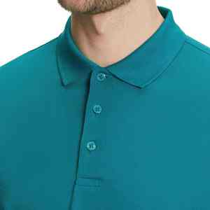 Camisa Personalizada para Hombre, Transpirable y Ecológica |   Camiseta de Manga Corta de Algodón Premium |   Ropa Urbana en Verde Azulado Sólido y Azul Petróleo | - Product Image 5