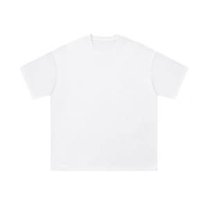 T-shirt décontracté pour homme 100 % coton, col rond, manches courtes, couleur unie, coupe classique, tricoté, anti-plis, logo imprimé sur le devant - Product Image 3