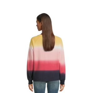 Vêtements pour femmes en tricot tendance, sweat-shirts décontractés multicolores, design personnalisé, sweat-shirts à col rond multicolores pour femmes - Product Image 6