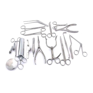 Juego de 16 Piezas de Instrumentos de Diagnóstico y Examen ORL, Acero Inoxidable, Herramientas para Procedimientos Clínicos de Oído, Nariz y Garganta - Product Image 1