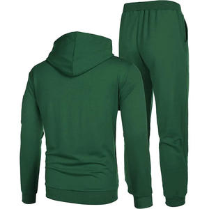 Custom 100% Cotton Blank Heavyweight Fleece <b>Tracksuit</b> for Men Hoodie and Sweatpants Jogger Sets Sweatsuits Manufacturer - Product Image 6
