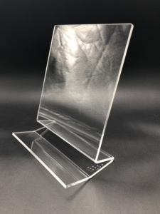 Artfulcosmos-Soporte acrílico para libros, organizador de escritorio transparente y grueso para oficina, biblioteca, estante de exhibición, Vertical y Horizontal - Product Image 5