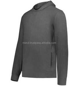 Custom Regular Fit Polyester/Cotton Men's Training Jogging Pullover <b>Hoodies</b> Sweatshirts Embroidery <b>Plain</b> Dyed Fleece <b>Hoodie</b> - Product Image 2
