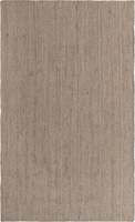 Tapis d'intérieur en jute gris tissé à la main, tapis en fibres naturelles, style bohème, pour la décoration du salon et de la chambre à coucher