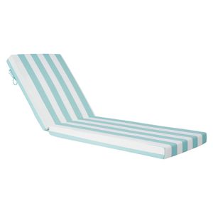 Set di 2 cuscini per lettino da esterno 80 x 26 x 4 pollici, impermeabili e resistenti allo sbiadimento, per chaise longue - Product Image 2