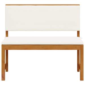 Sedia da Giardino in Legno Massello di Acacia 100 x 50 x 91 cm Marrone, Panca da Esterno - Product Image 2