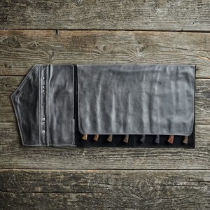 Étui de transport pour couteaux de chef en cuir de qualité supérieure, organiseur de rangement pour couteaux de cuisine, étui de voyage LKR-0303 - Product Image 2