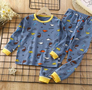 Pijamas de Algodón a Rayas de Manga Larga para Niñas con Estampado de Coche, Ropa de Dormir de Primavera, Conjunto de Pijamas Suaves y Cómodos para Niños - Product Image 4