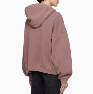 Sudadera con Capucha Oversize Unisex, Color Rosa Polvoriento, con Cordón Ajustable, Felpa Francesa, Algodón Ecológico, Invierno, Tie-Dye - Product Image 2