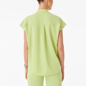 Blouse médicale unisexe personnalisée avec logo OEM du fabricant, uniforme d'infirmière confortable, vêtements de soins de santé pour hôpital, 100% coton - Product Image 4