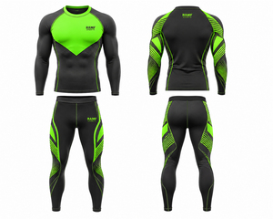 Rashguard para Hombre, Rashguard de BJJ, Rashguard de MMA, Rashguard de Jiu Jitsu Brasileño, Licra Rashguard - Product Image 3