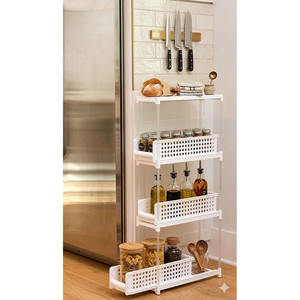 Tour de rangement coulissante et compacte pour cuisine - 3 ou 4 tiroirs - Product Image 3