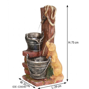Fontaine d'eau solaire pour la décoration extérieure du jardin - Product Image 4