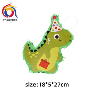 Pinata de Noël écologique pour enfants-Jouet en coquille de papier sur le thème des bonbons pour les décorations de fête - Product Image 4