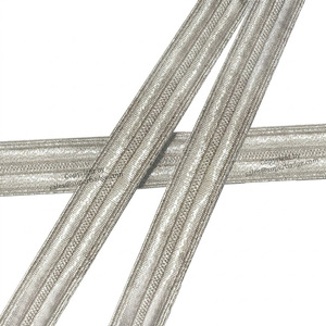 Encaje Naval Plateado de Alta Calidad Hecho en Pakistán con Hilo Metálico para Epaulettes y Adornos - Product Image 4