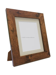 Cadre photo en bois fin pour décoration moderne, affichage mural ou sur bureau, style contemporain élégant, cadeau pour mariage, anniversaire, anniversaire de mariage - Product Image 2