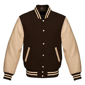 Chaqueta Varsity Estilo Béisbol Azul Marino y Amarillo para Hombre, Personalizada, de Alta Calidad, Venta Caliente de Invierno 2026, con Logotipo Personalizado - Product Image 5