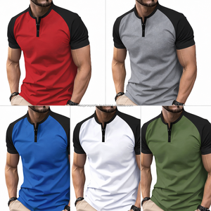 T-shirts personnalisés pour hommes 100% polyester blanc et noir vierges pour sublimation, articles promotionnels - Product Image 5