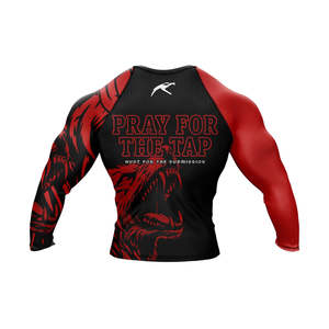 Custom Men's Rash Guard Surfing Clothes UV Sun Protection <b>Long</b> <b>Sleeve</b> Compression Shirts Suits Mesh Quick Dry Compression Shirt - Product Image 6