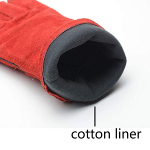 Best Selling XL Welding <b>Gloves</b> Cowhide Leather Safety <b>Work</b> <b>Gloves</b> <b>Waterproof</b> Anti-Slip Anti-Impact Protection Welding <b>Gloves</b> - Product Image 2
