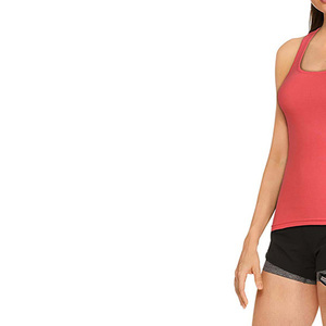 Camiseta sin mangas y chaleco deportivo para mujer, 100% algodón con mezcla de spandex, diseño con logo, transpirable, de secado rápido, ropa deportiva. - Product Image 2