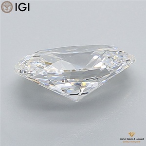 เพชรทรงรี 2.00 กะรัต คุณภาพเยี่ยม พร้อมใบรับรอง IGI สี F ความสะอาด VVS1 เพชร CVD ผลิตในห้องปฏิบัติการ - Product Image 4