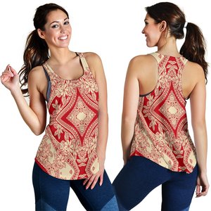Women's Floral Pattern <b>Tank</b> <b>Top</b> Scoop Neck Breathable <b>Knitted</b> Polyester Casual Style Regular Length Embroidery & Feathers - Product Image 1