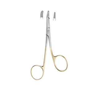 Porte-aiguille sur demande HEX-NH-32 en acier inoxydable à mâchoires dentelées, certifié CE Classe I, instruments chirurgicaux manuels de usage général - Product Image 1